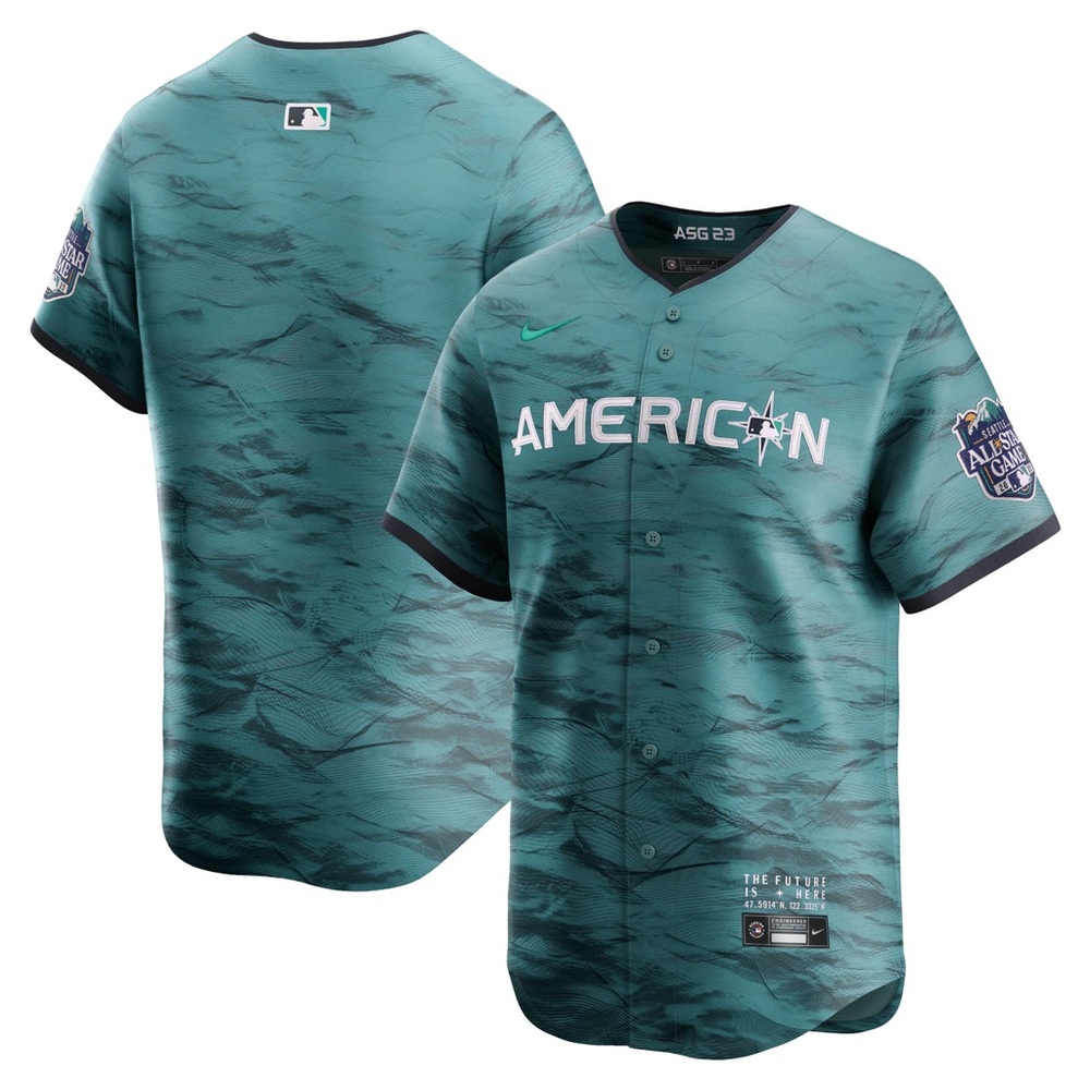 Nike Seattle Mariners American League 2023 All-star Game Limited Jersey – Teal